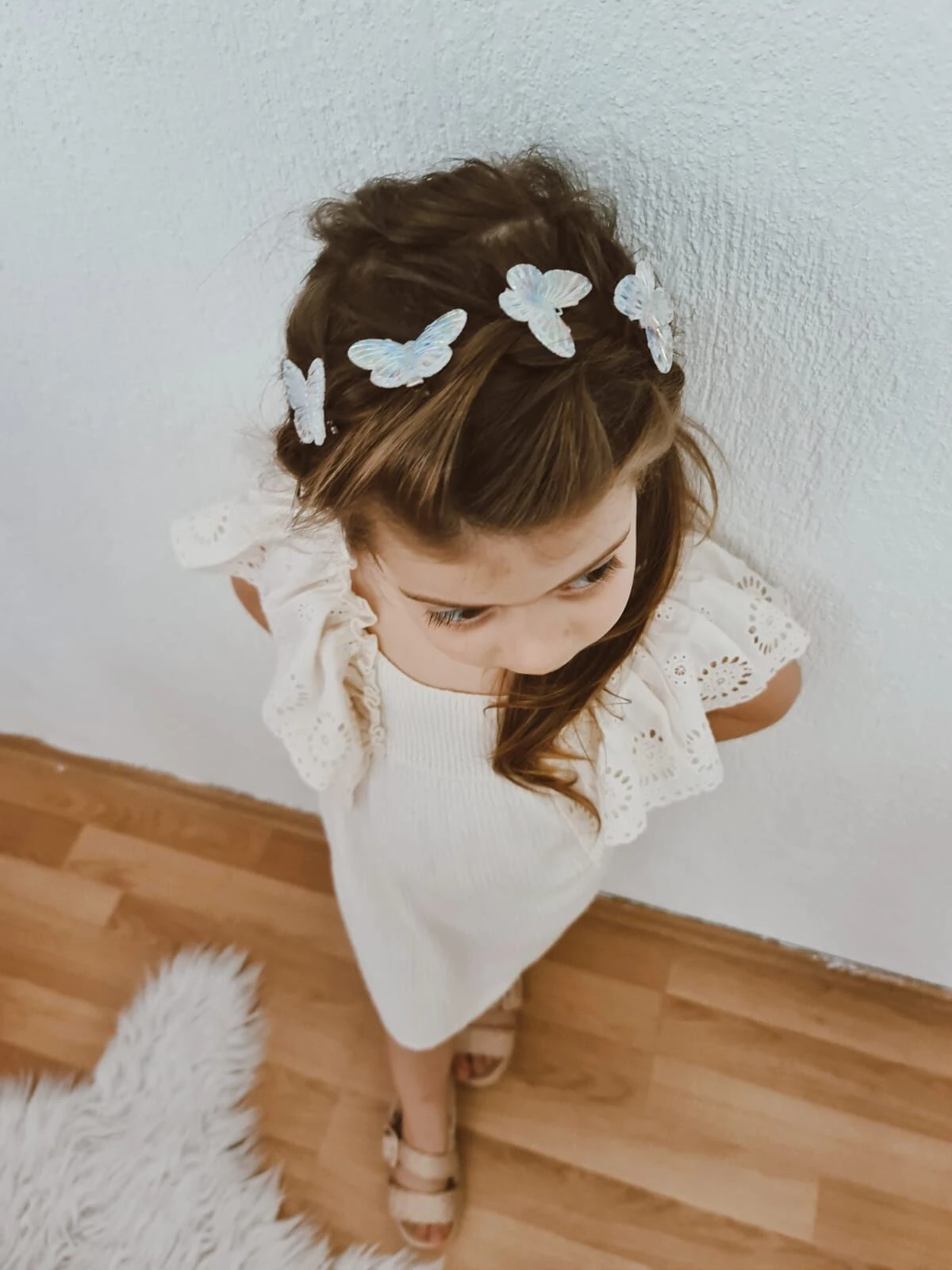 Kelebek Kız Çocuk Ve Kadın Saç Boncuğu