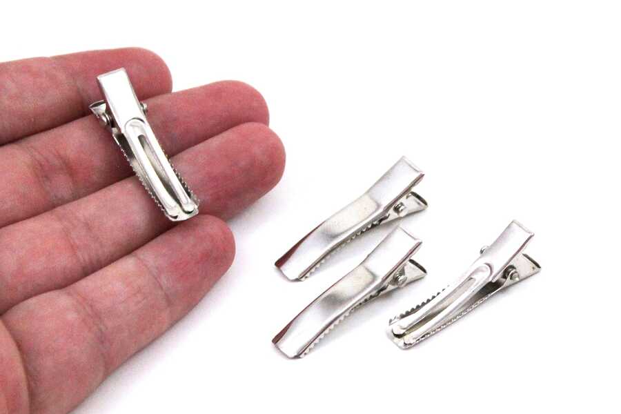 Pötikare Siyah  3.5 cm Klips Toka 2'li