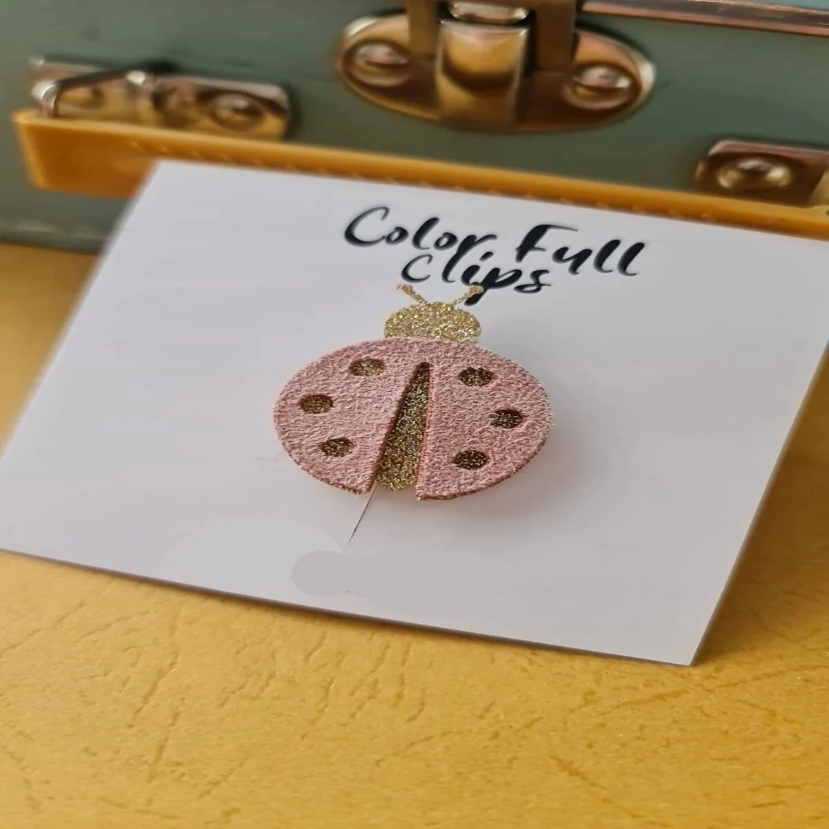 Uğur Böceği  Az Saçlı Bebek Tokası