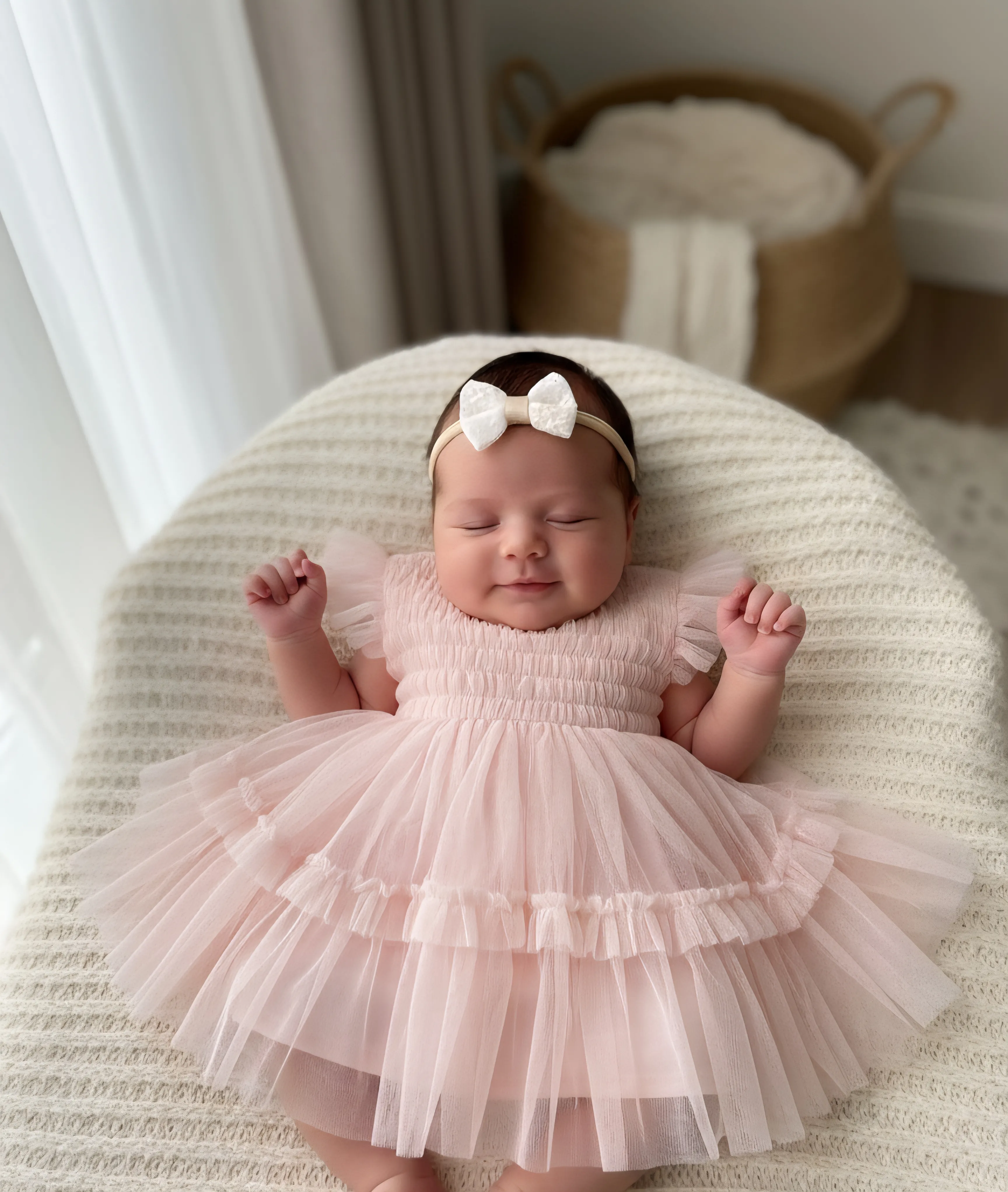 Tül Fiyonk Bebek Bant