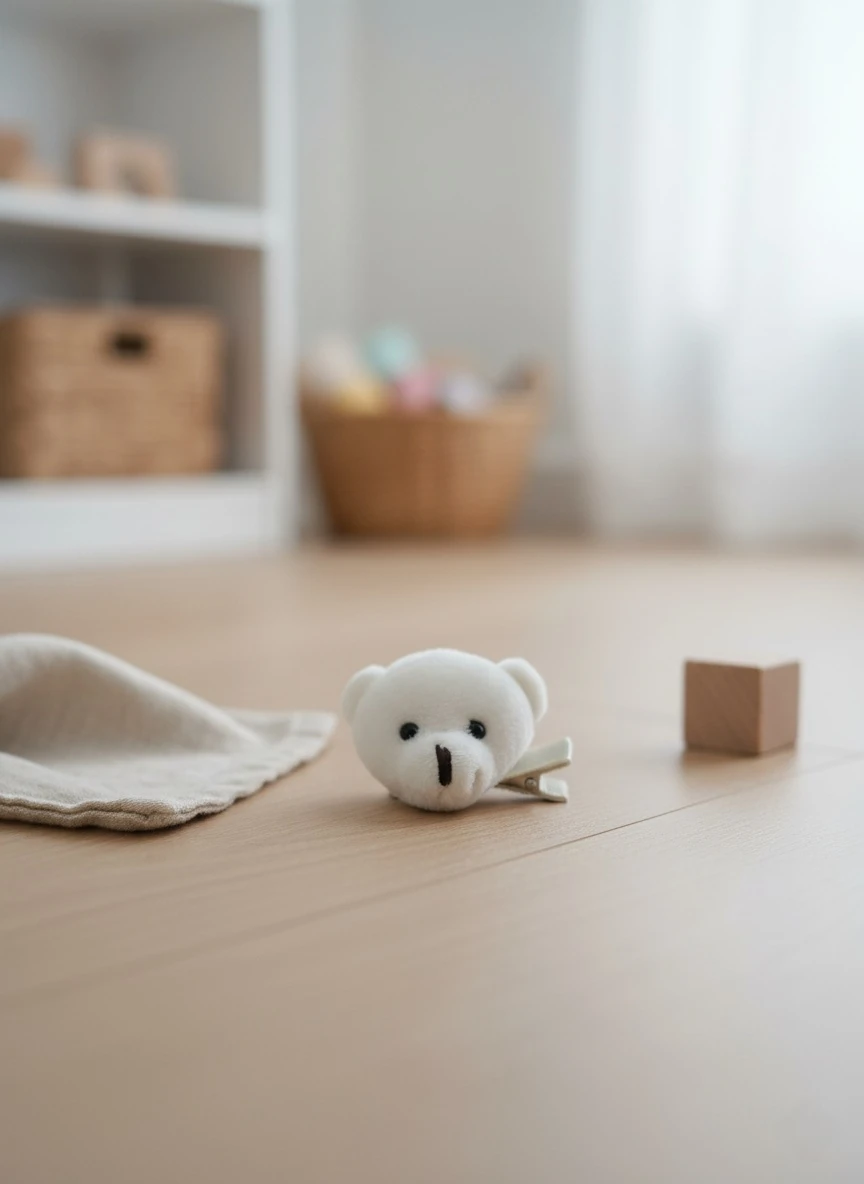 Teddy Peluş Klips Toka Renk Seçeneği ile – 4,5 cm (Tekli)
