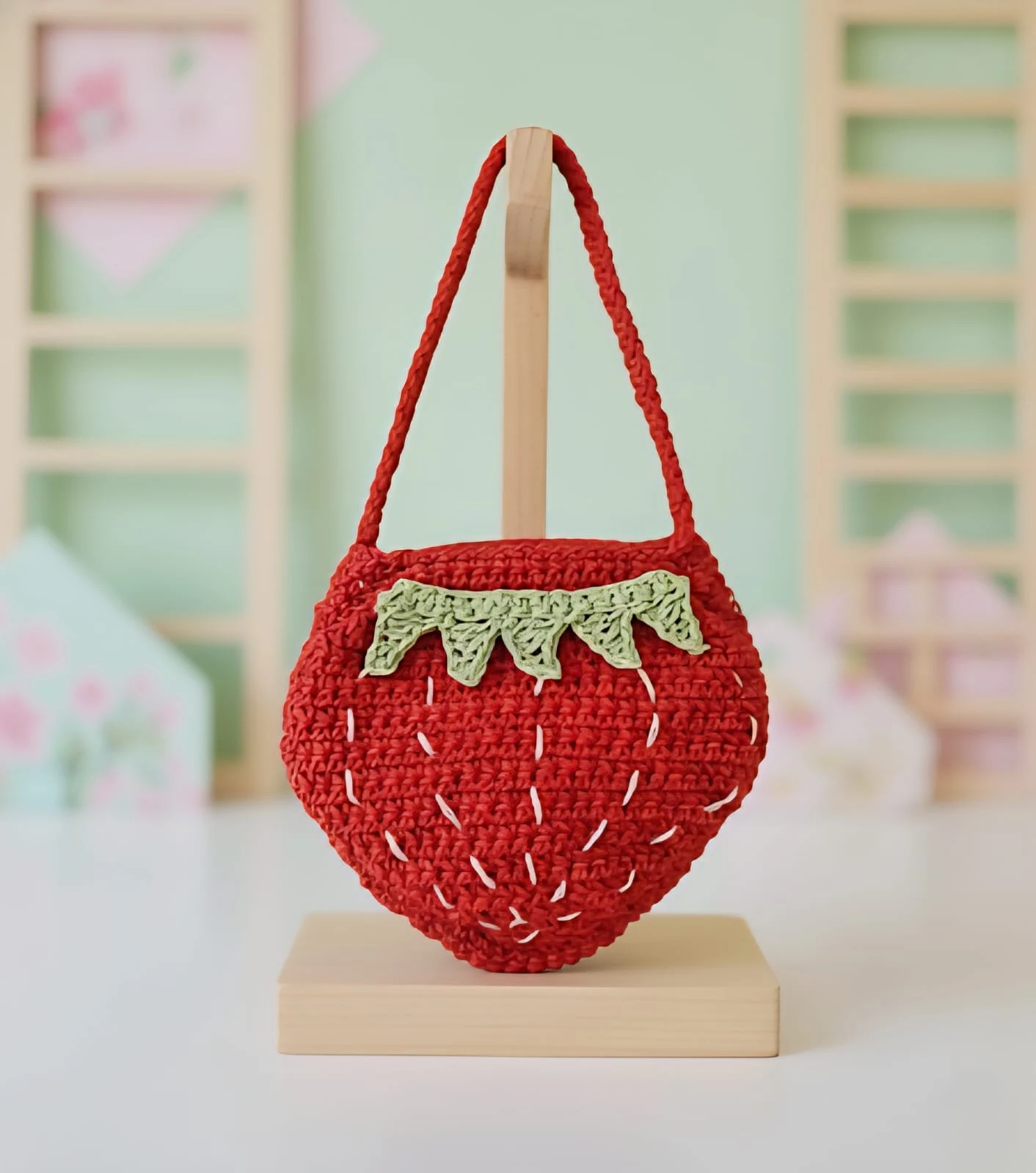 El Örgüsü Hasır Cilek Canta