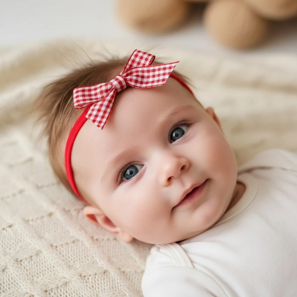 Kırmızı Pötikare Fiyonk Bant