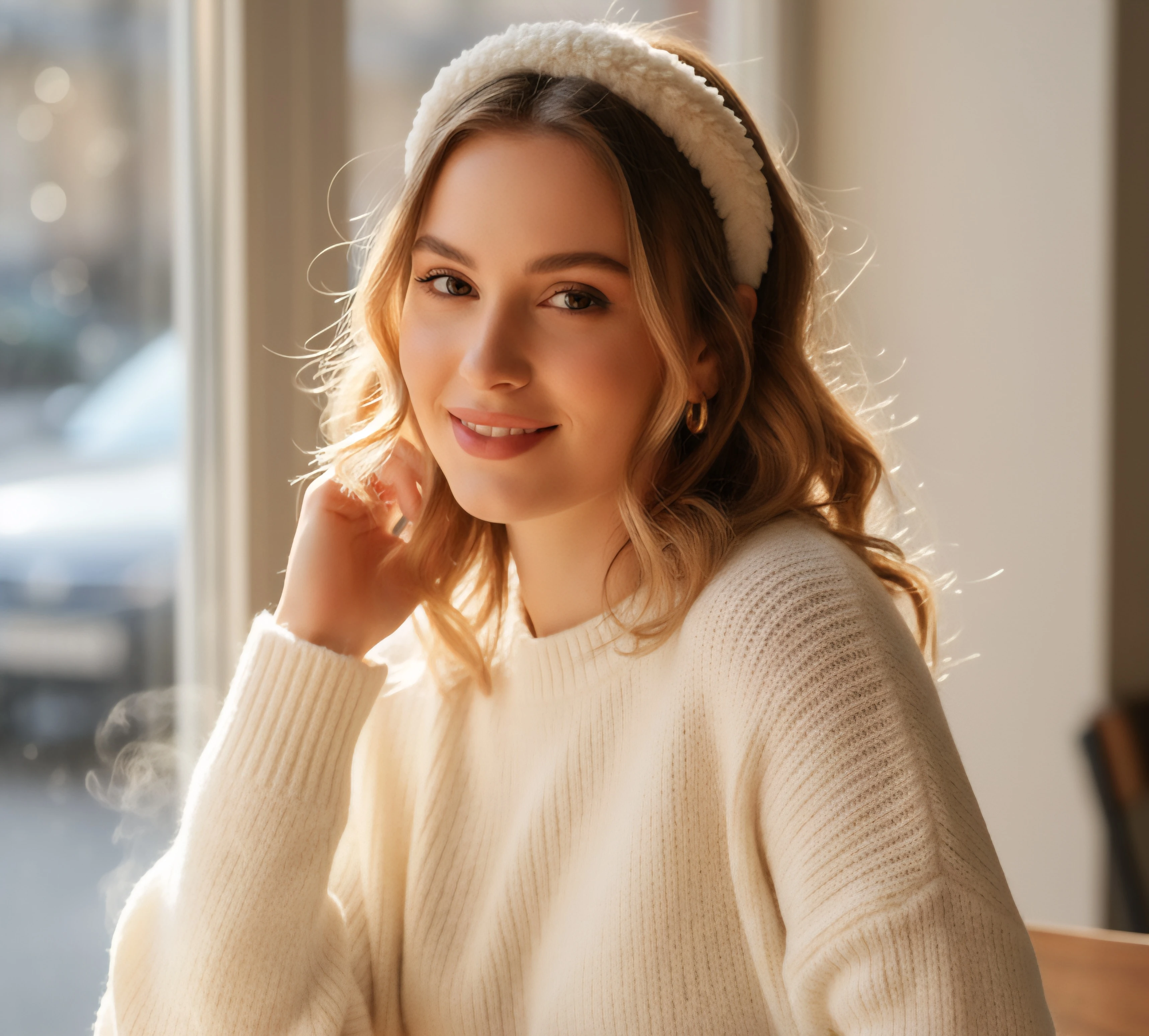 2.5 cm Genişliğinde Peluş Taç – Şık ve Yumuşacık Saç Aksesuarı