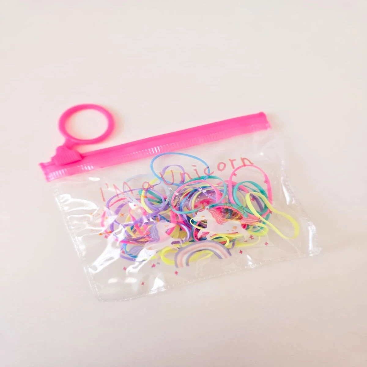 Renkli Lastik Toka Cüzdanlı