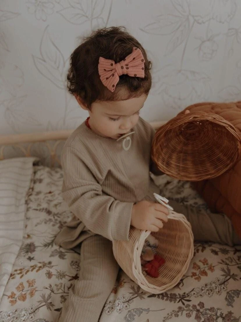 Puantiye Gül Kurusu Fiyonk Klips Toka Adet