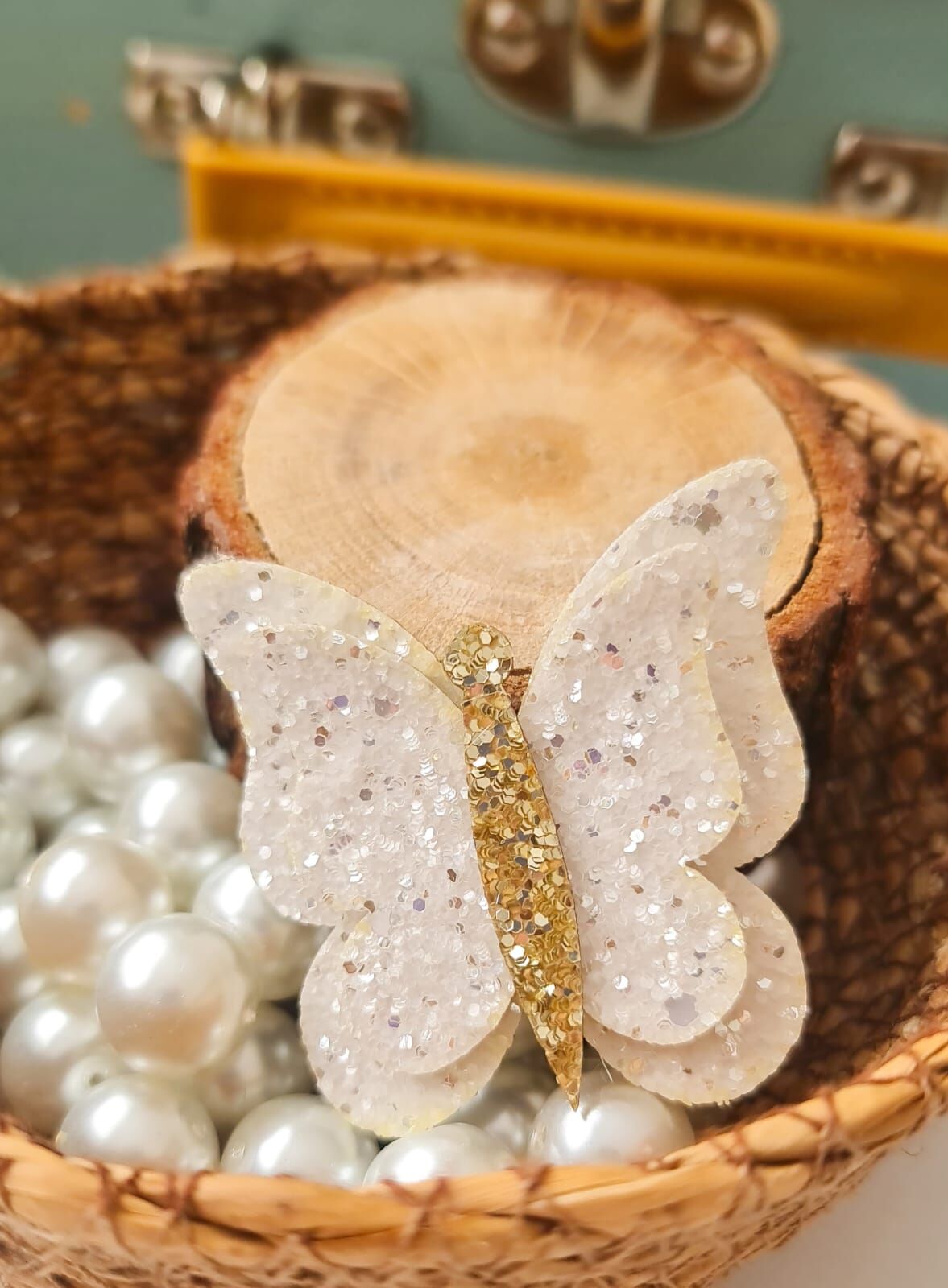 Shiney Kelebek Az Saçlı Bebek Tokası