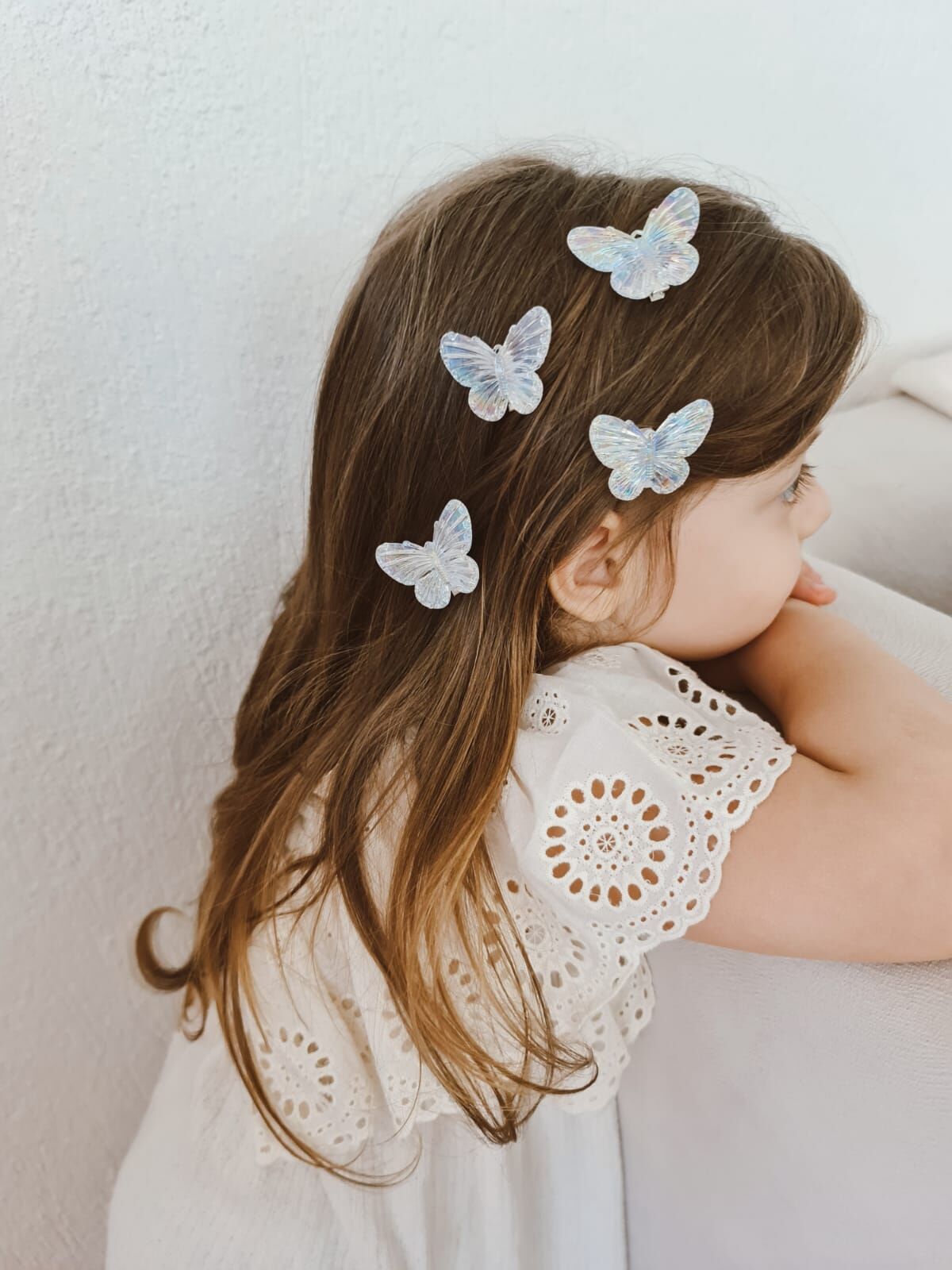 Kelebek Kız Çocuk Ve Kadın Saç Boncuğu