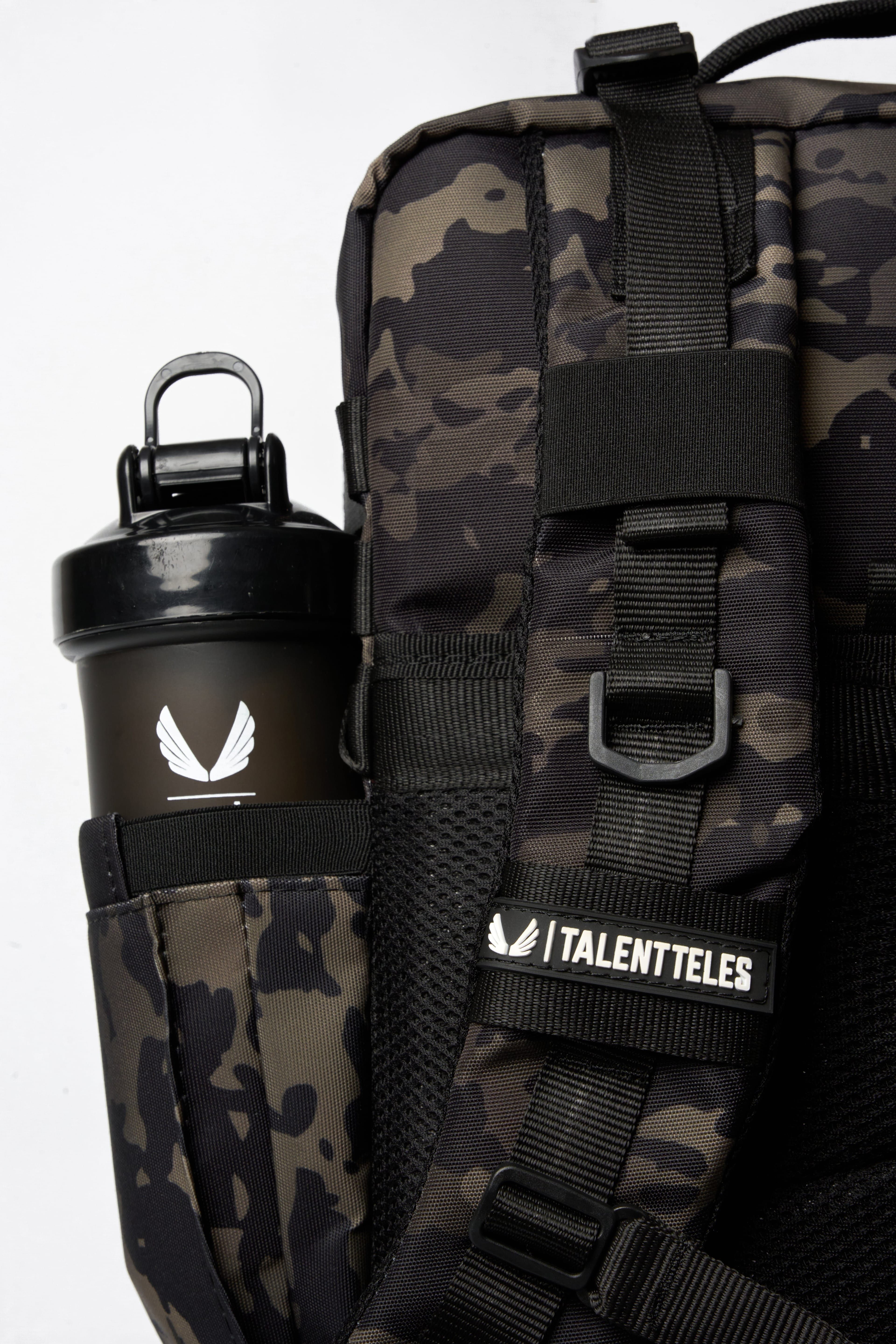 Camo Black 30L Termal Yemek Bölmeli Sırt Çantası