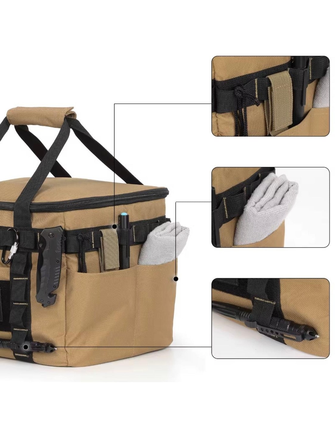 GR1 Kamp Çantası 35L - Black
