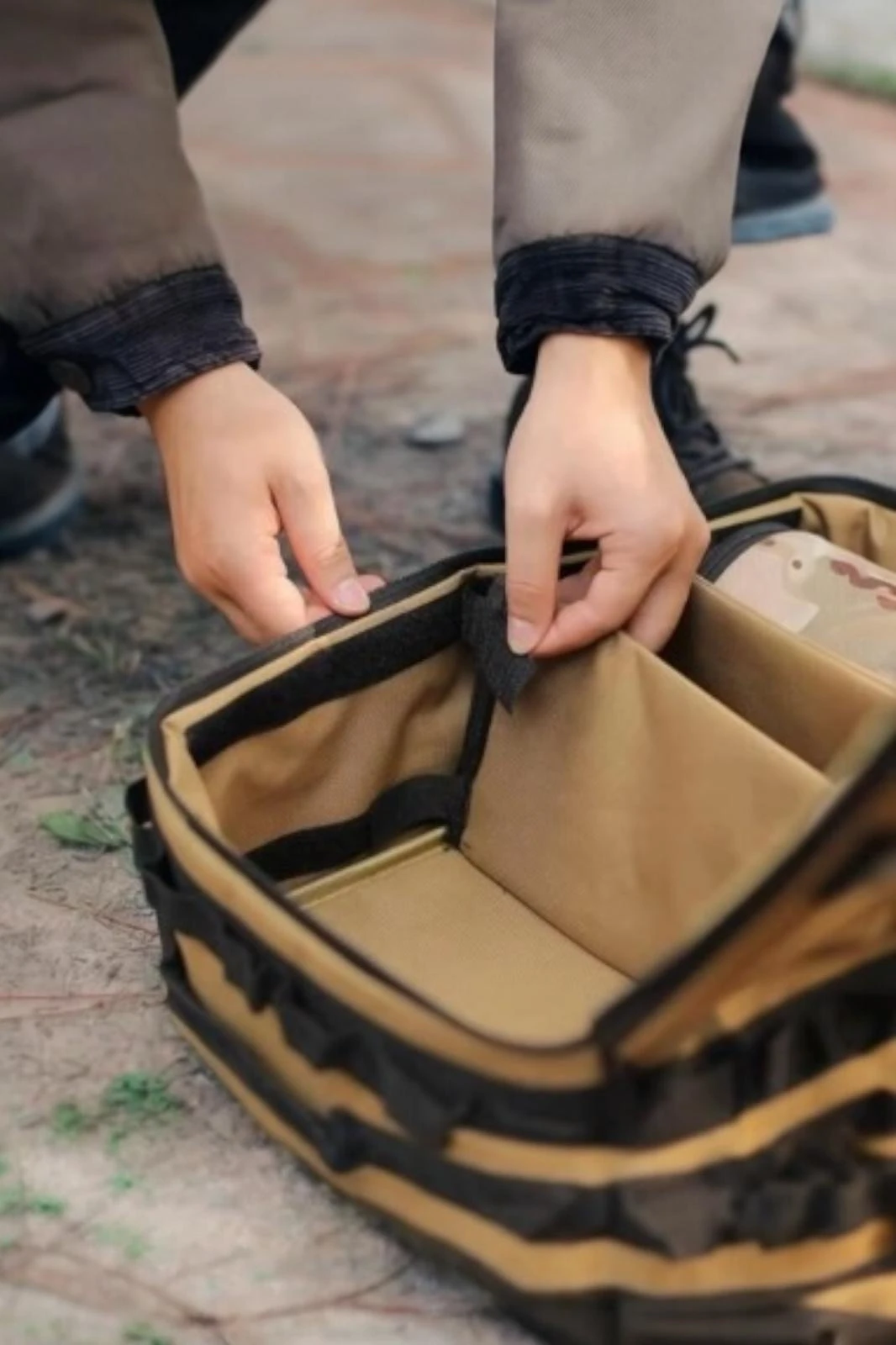 GR7 Black Organizer 25L Kamp Çantası