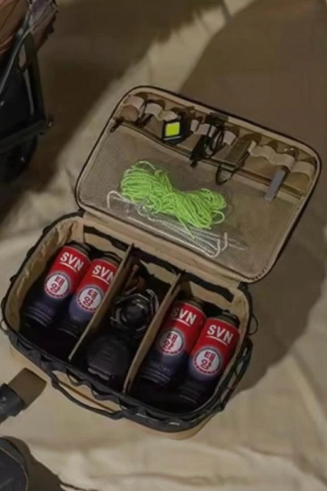 GR7 Haki Organizer 25L Kamp Çantası