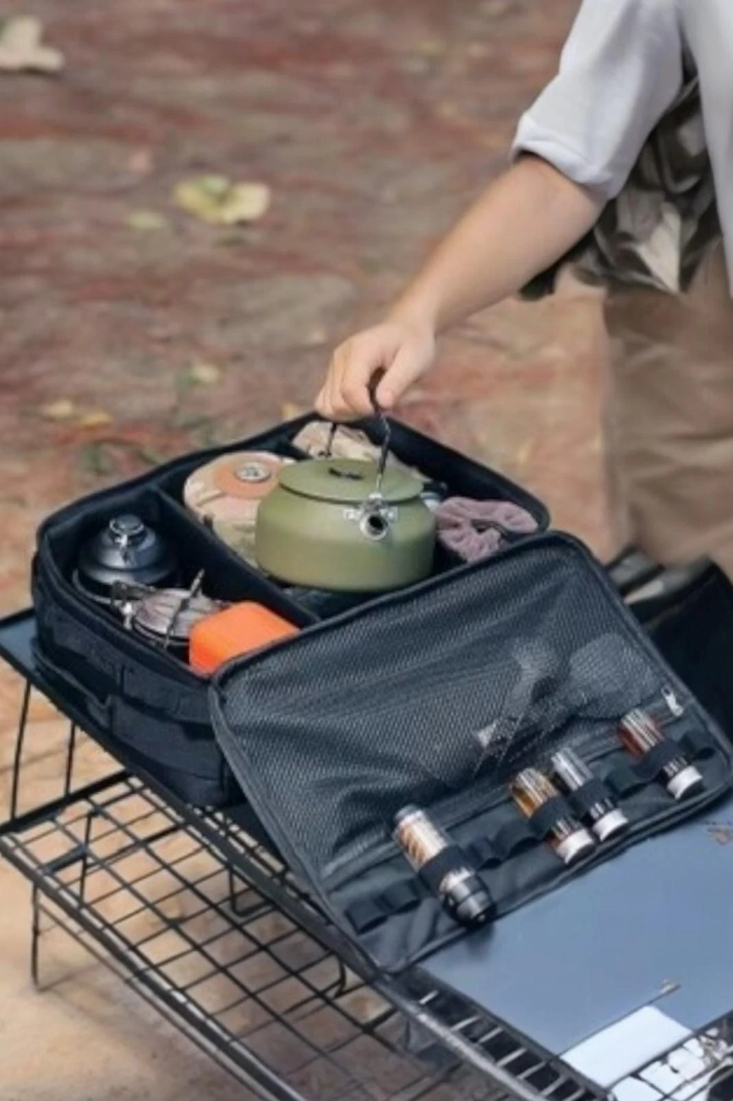 GR7 Black Organizer 25L Kamp Çantası