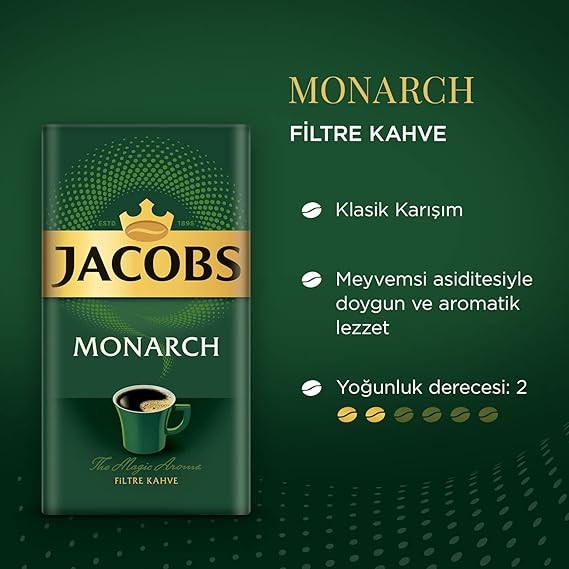 Jacobs Monarch Filtre Kahve 500 g