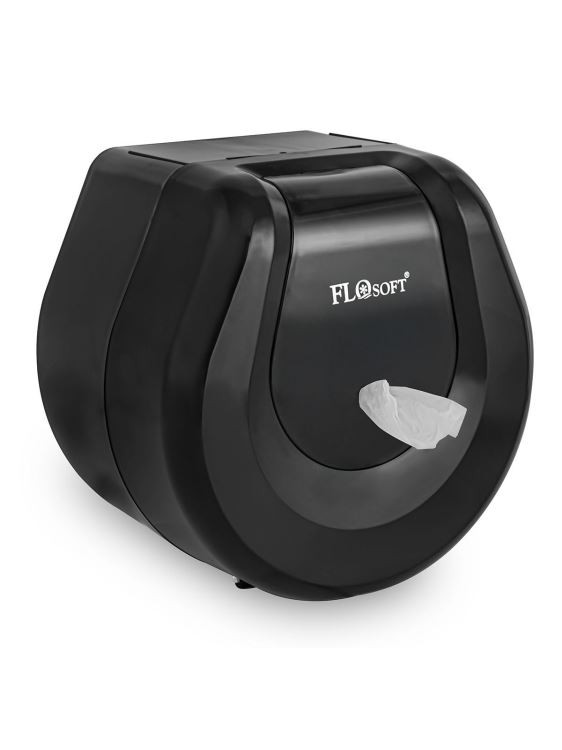 Flosoft Cimri WC Kağıtlık Siyah F069S