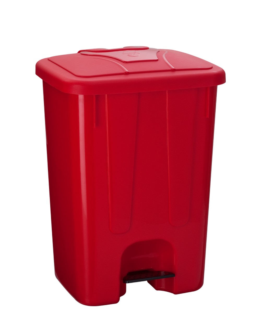 Şenyayla 4260 Köşeli Pedallı Çöp 65 Lt. (İç Kovasız)