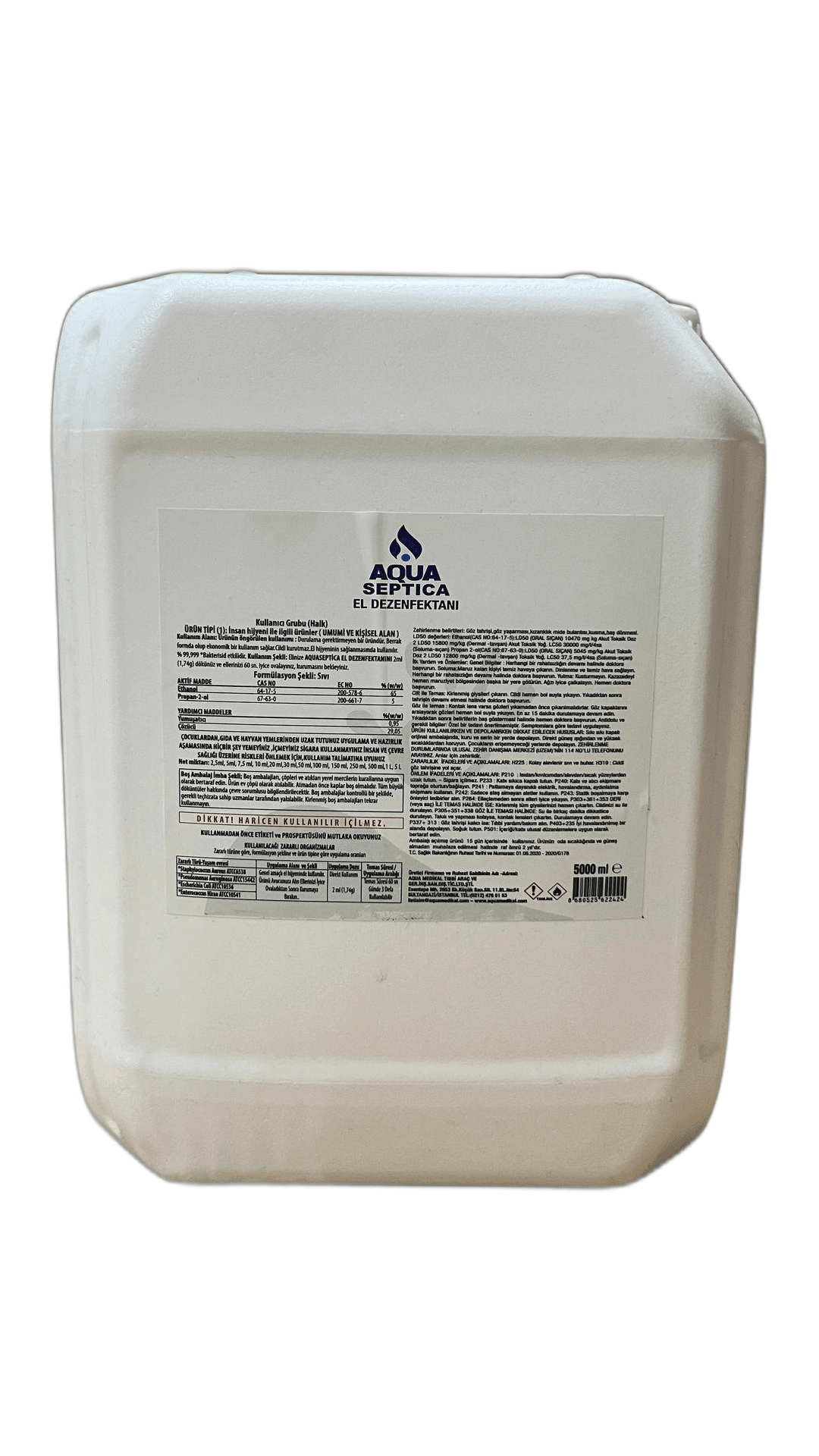 Aqua El Dezenfektanı 5000 ml