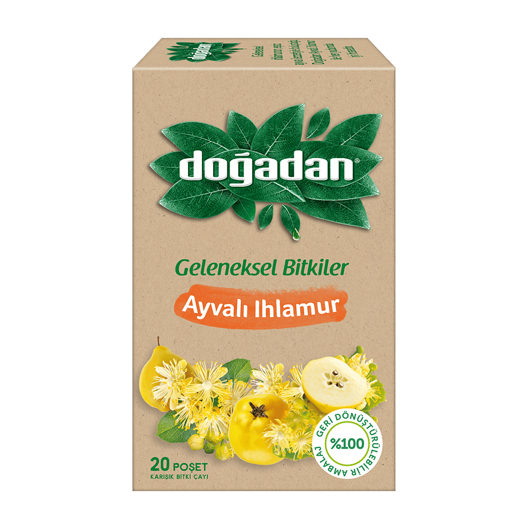Doğadan Geleneksel Bitkiler Ayvalı Ihlamur 20'li