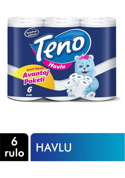 Teno Tuvalet Kağıdı 6 Lı