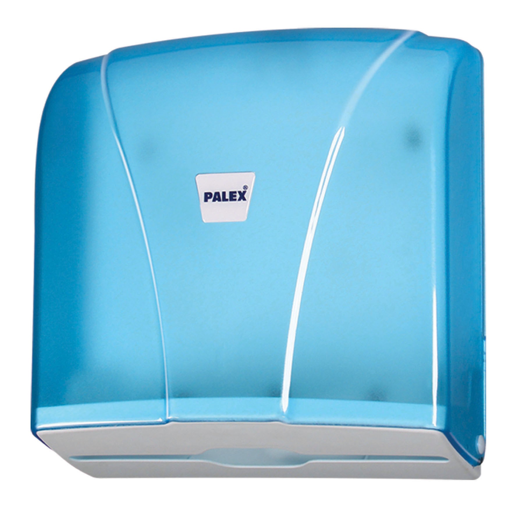 Z Katlı Kağıt Havlu Dispenseri Şeffaf Mavi 3464-1