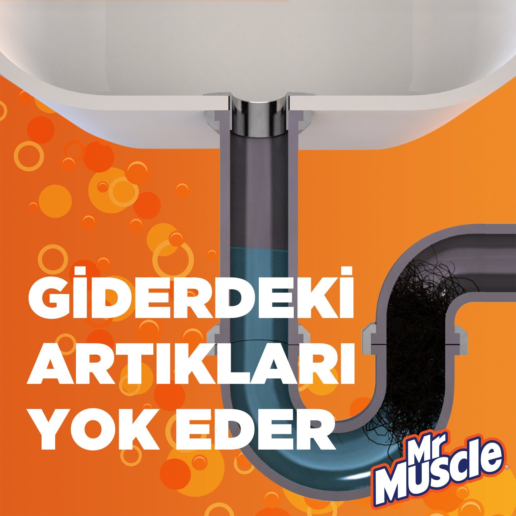 Mr. Muscle Jel Lavabo Açıcı 1 L