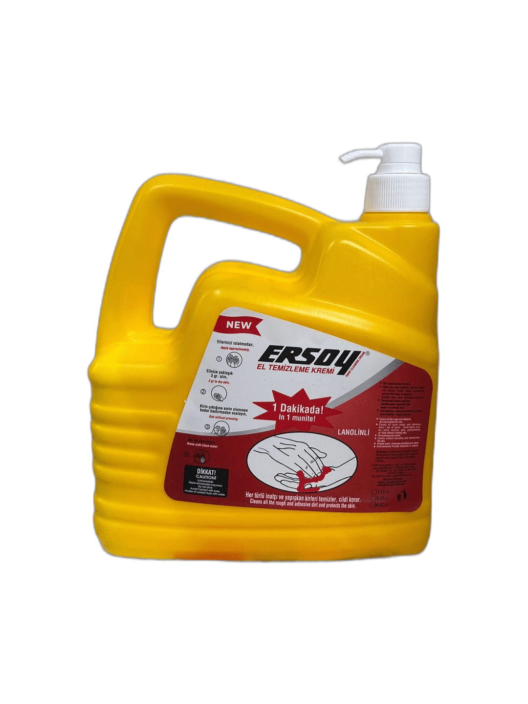 Ersoy El Temizleme Kremi 3 Lt Pompalı