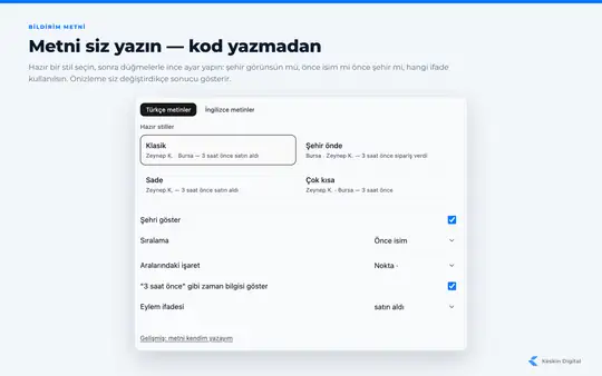 Satış Bildirimi by Keskin Digital ekran görüntüsü 2