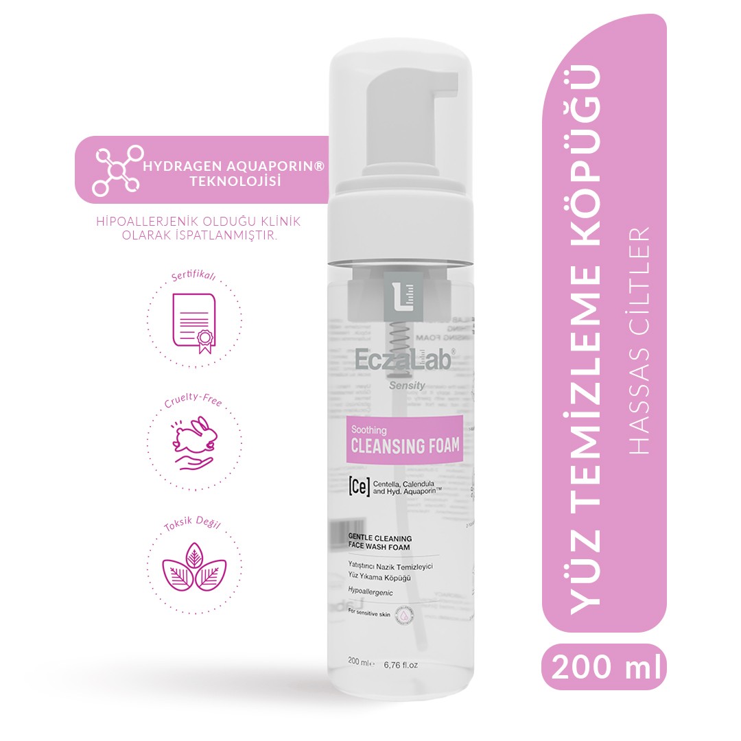 Sensity Soothing Cleansing Foam | Hassas Ciltler Için Temizleme Köpüğü | 200ML