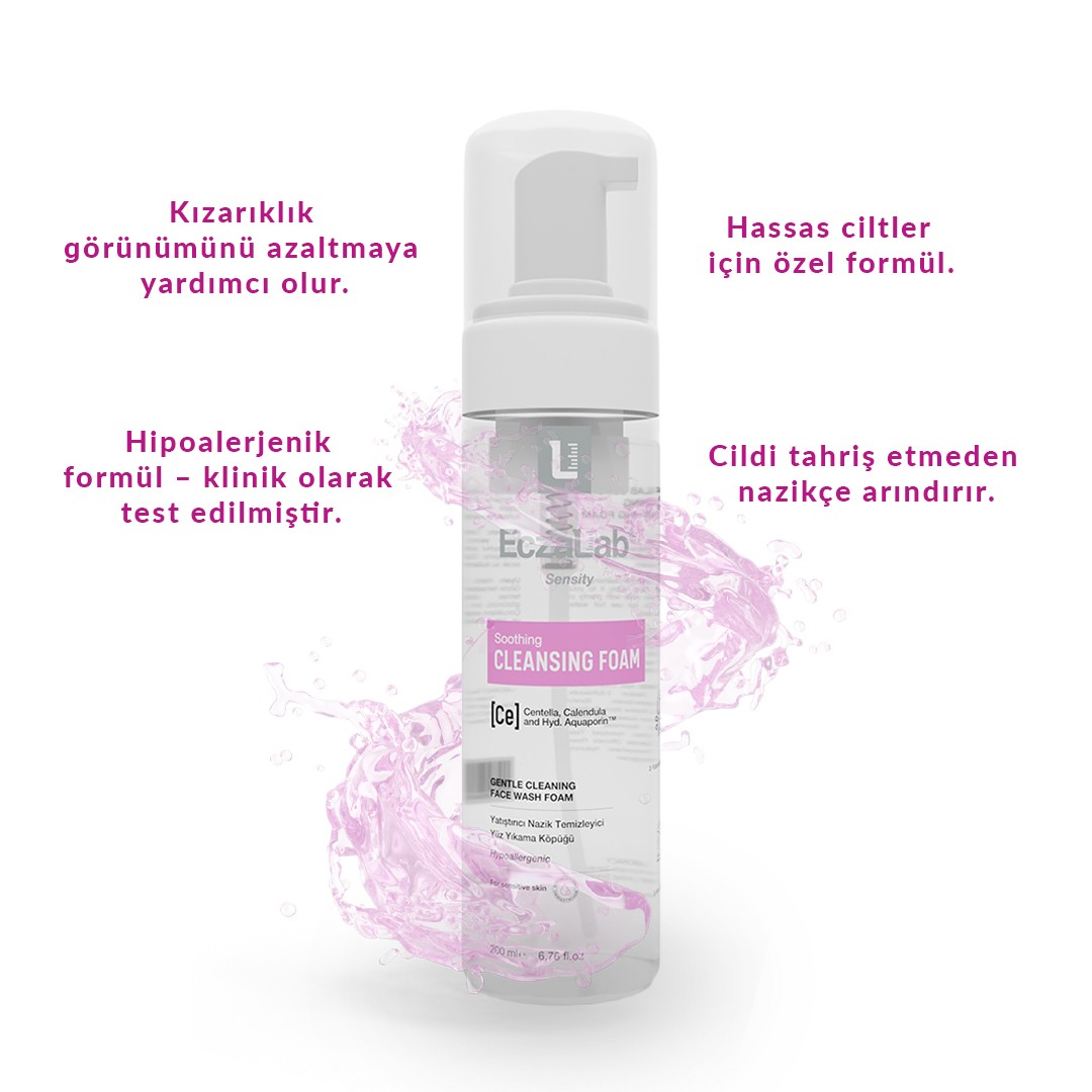 Sensity Soothing Cleansing Foam | Hassas Ciltler Için Temizleme Köpüğü | 200ML