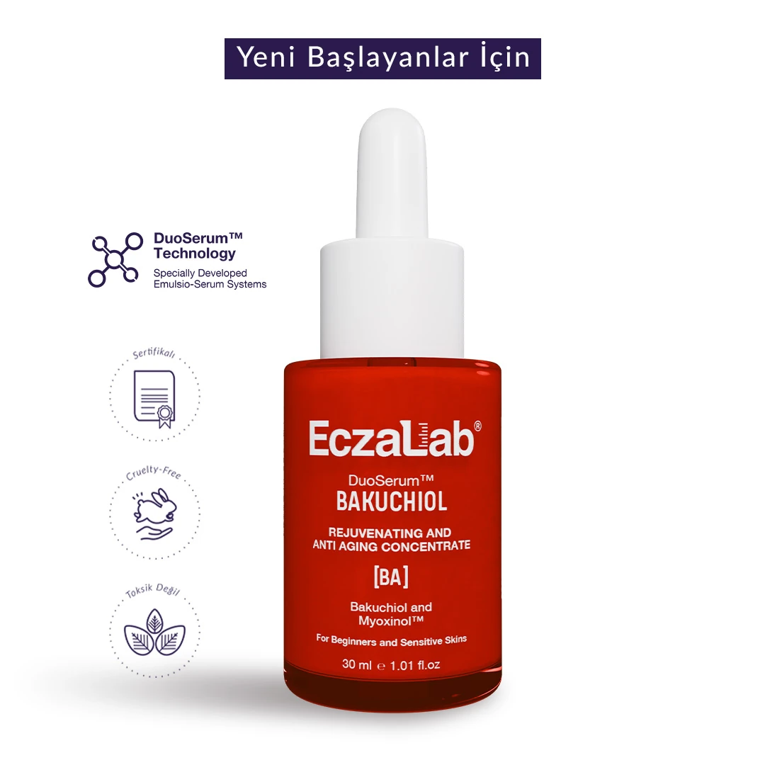 Renewage Bakuchiol (%1) Duoserum® 30ml | Bitkisel Retinol Alternatifi | Kırışıklık Karşıtı & Yenileyici