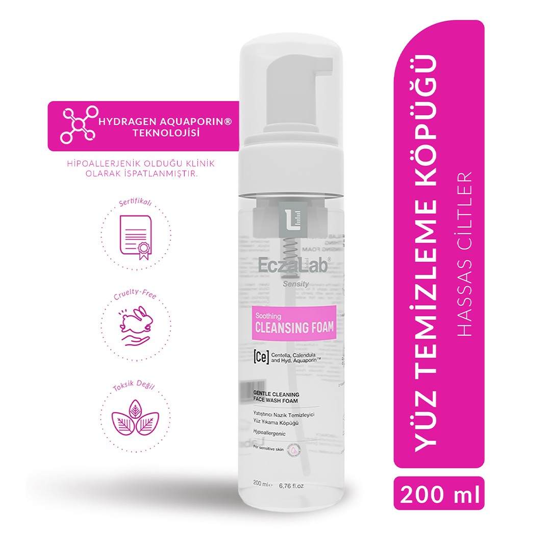 Sensity Soothing Cleansing Foam | Hassas Ciltler Için Temizleme Köpüğü | 200ML