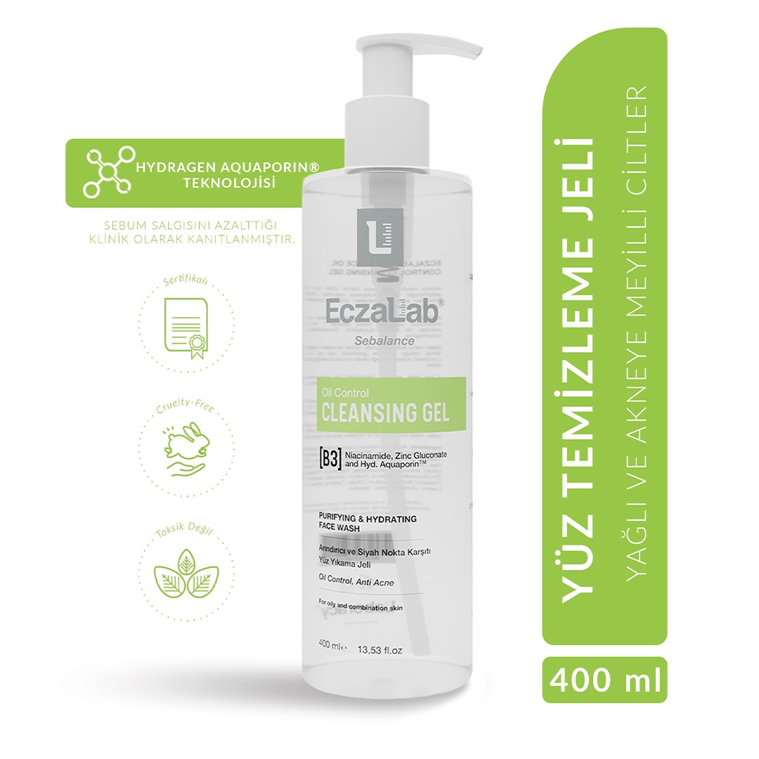 Sebalance Oil Control Cleansing Gel | Yağlı Ciltler Için Temizleme Jeli | 400ML