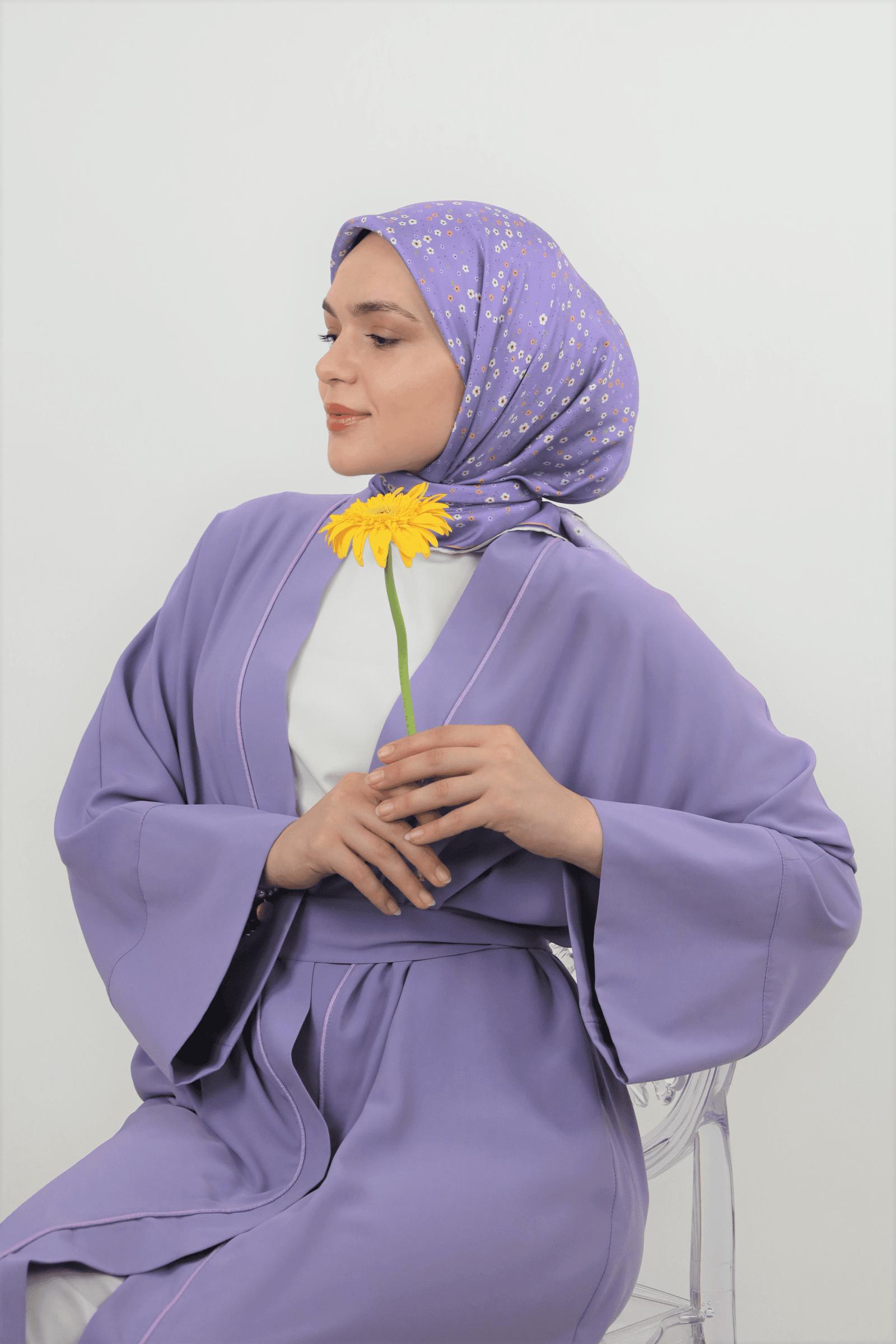 Lavender Abaya