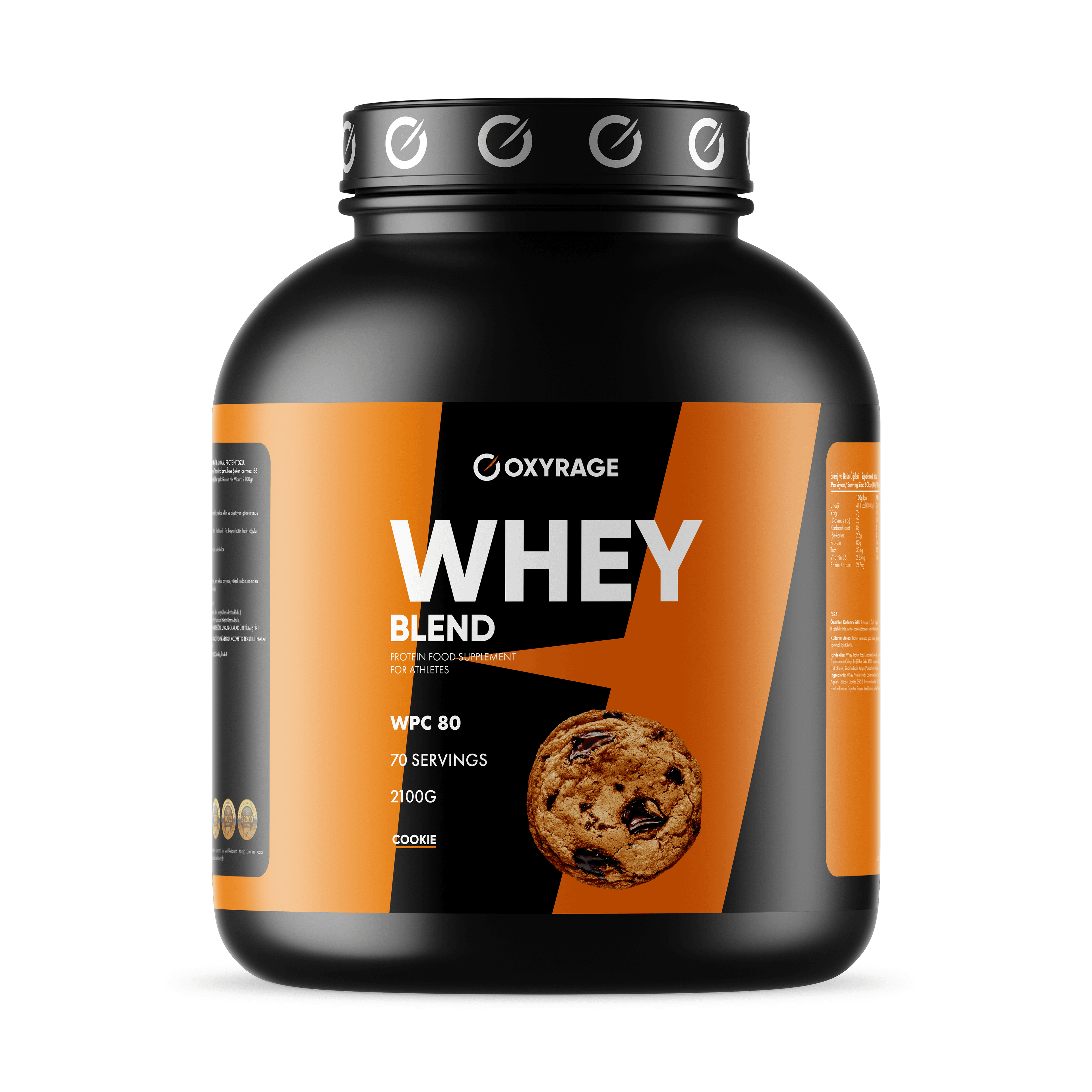 OXYRAGE WHEY KURABİYE 2100G