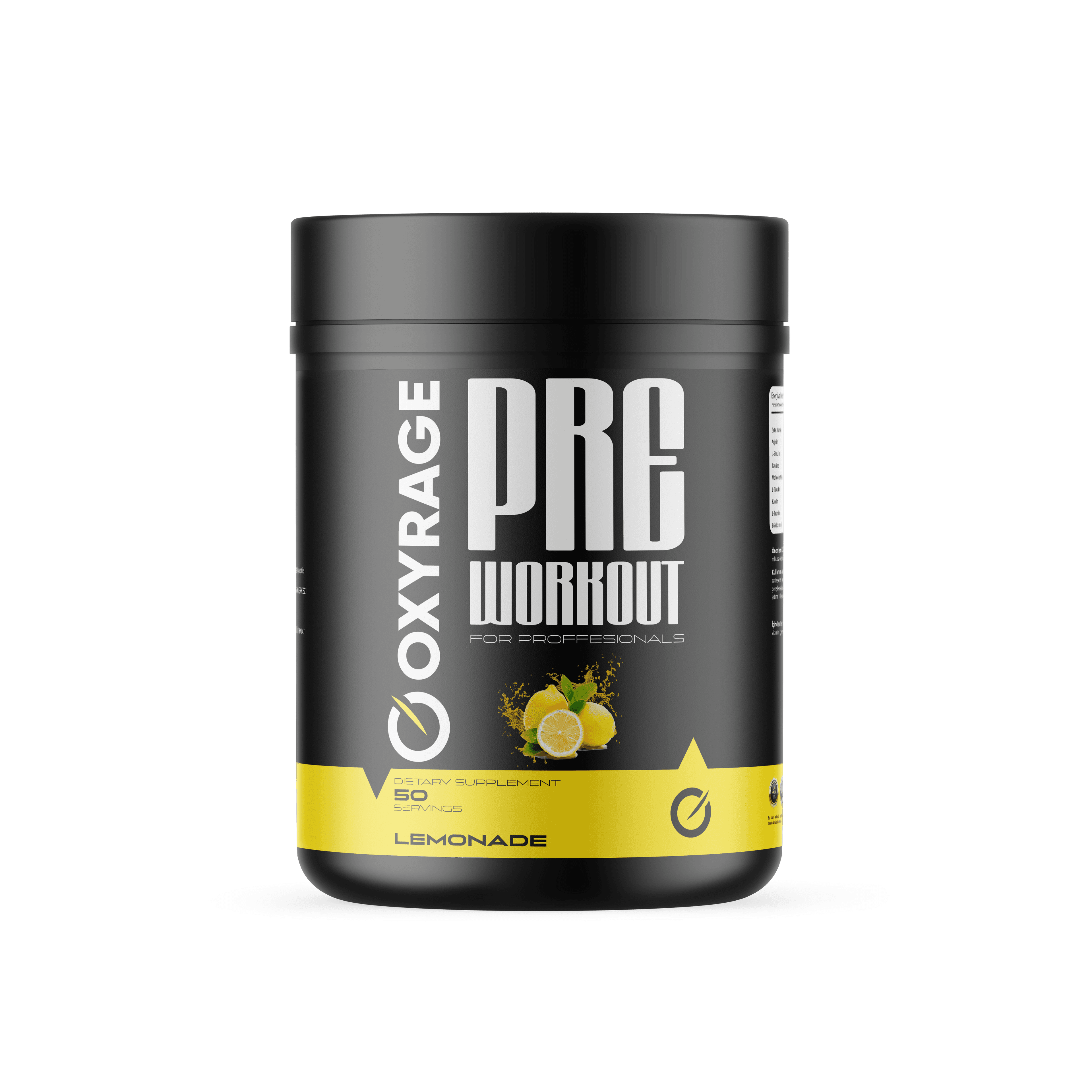 OXYRAGE PREWORKOUT 600G