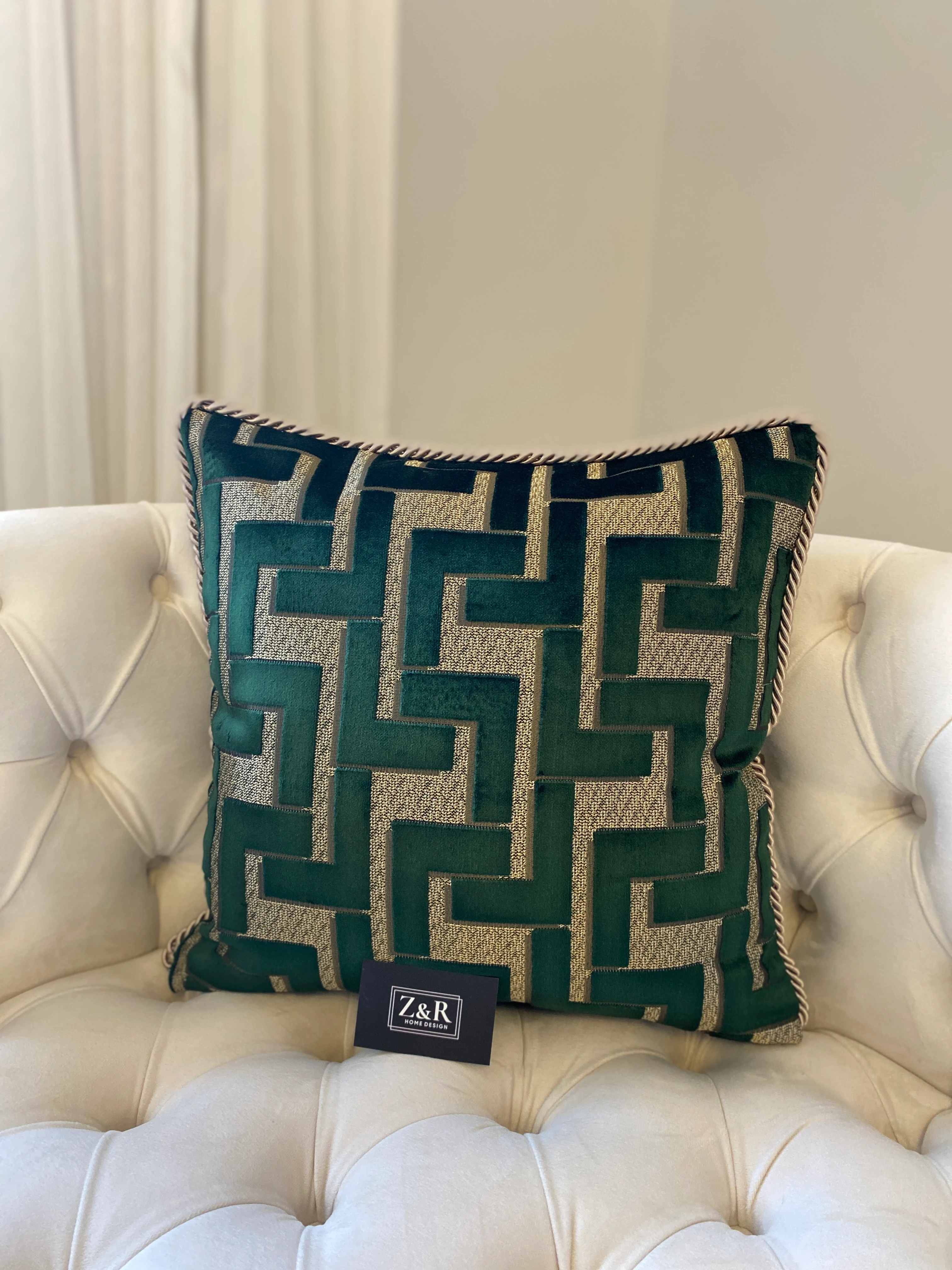 Kadife Kırlent Kılıfı