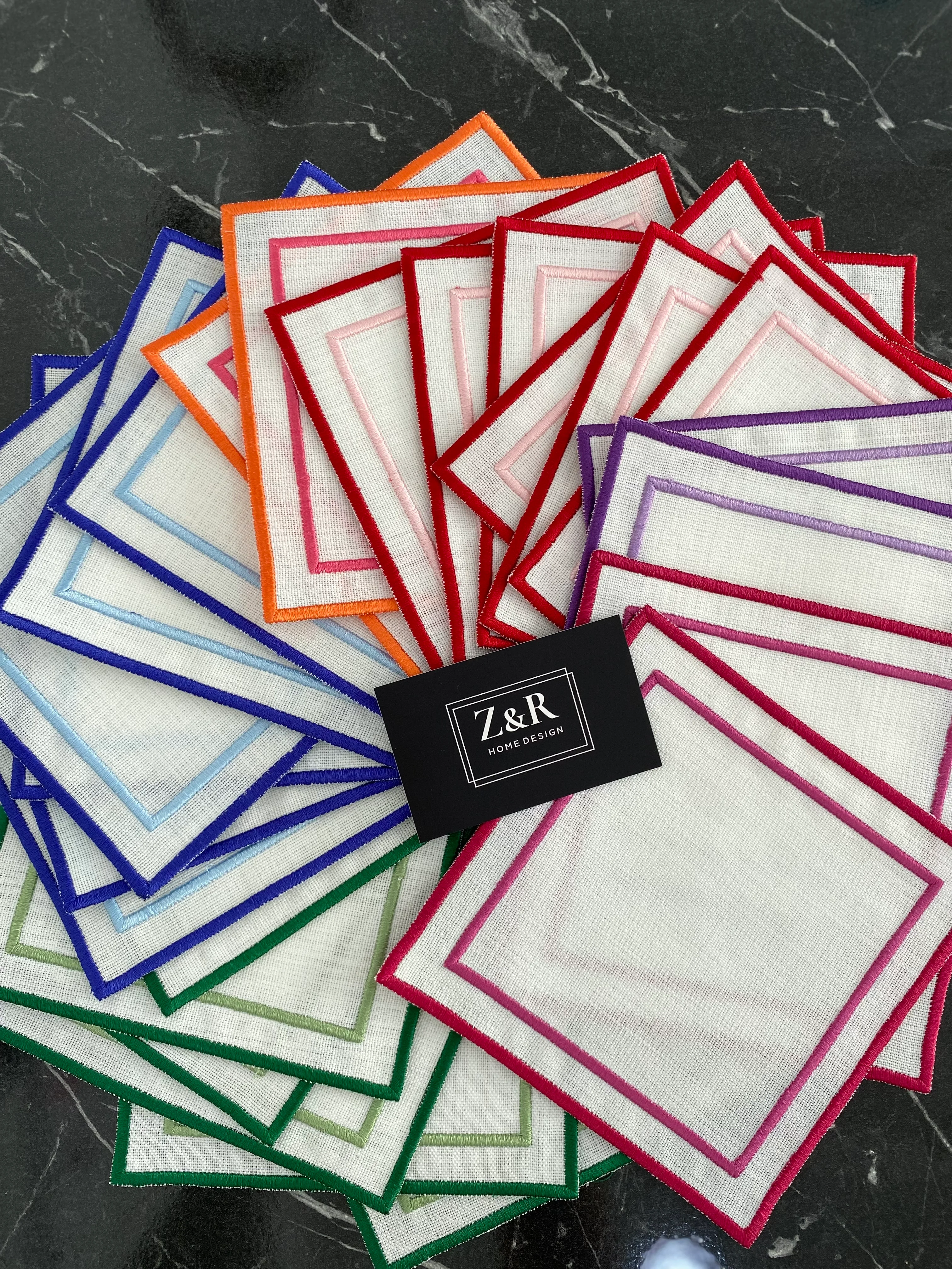 6’lı Renkli Sunum Peçetesi