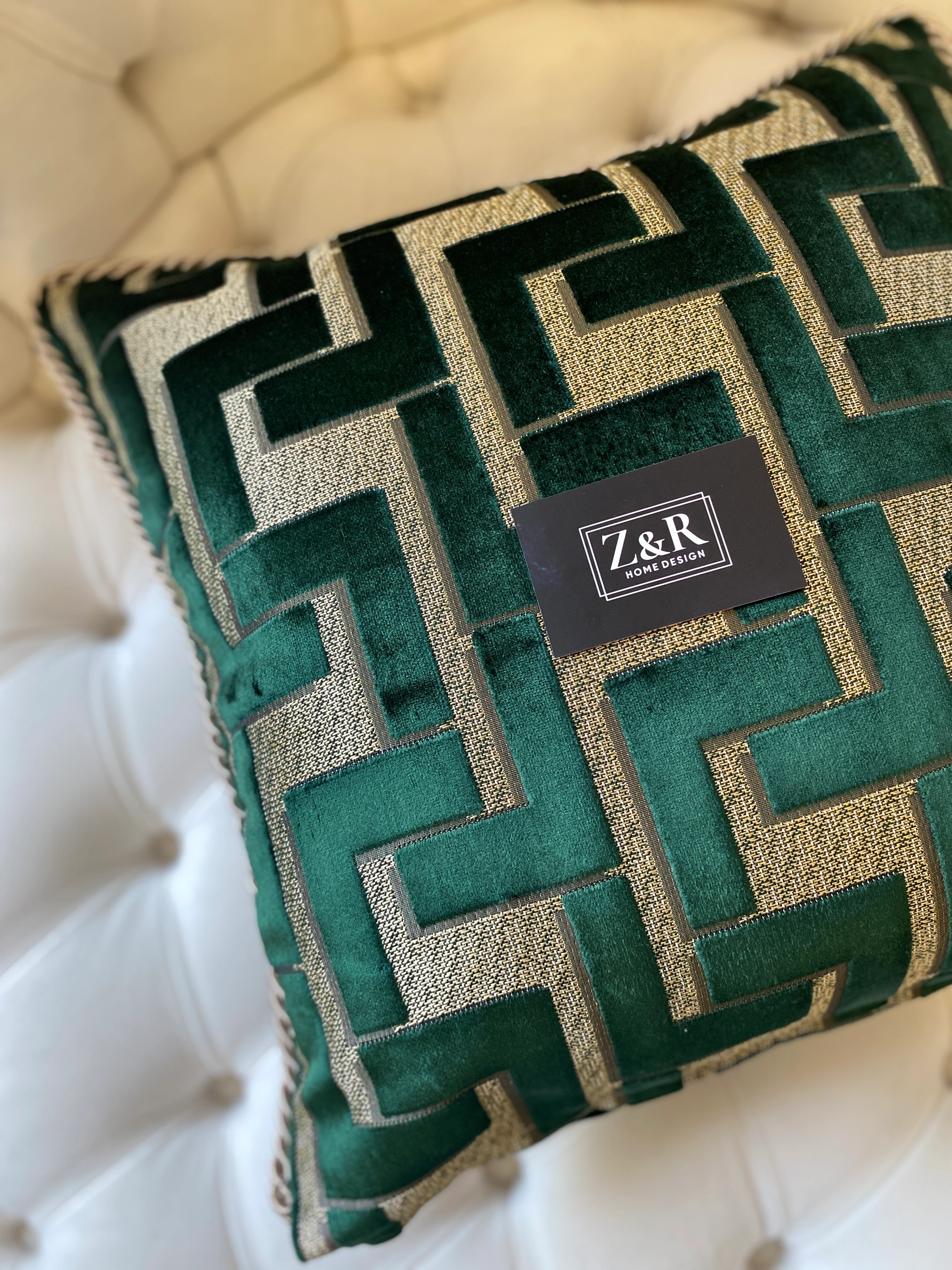 Kadife Kırlent Kılıfı