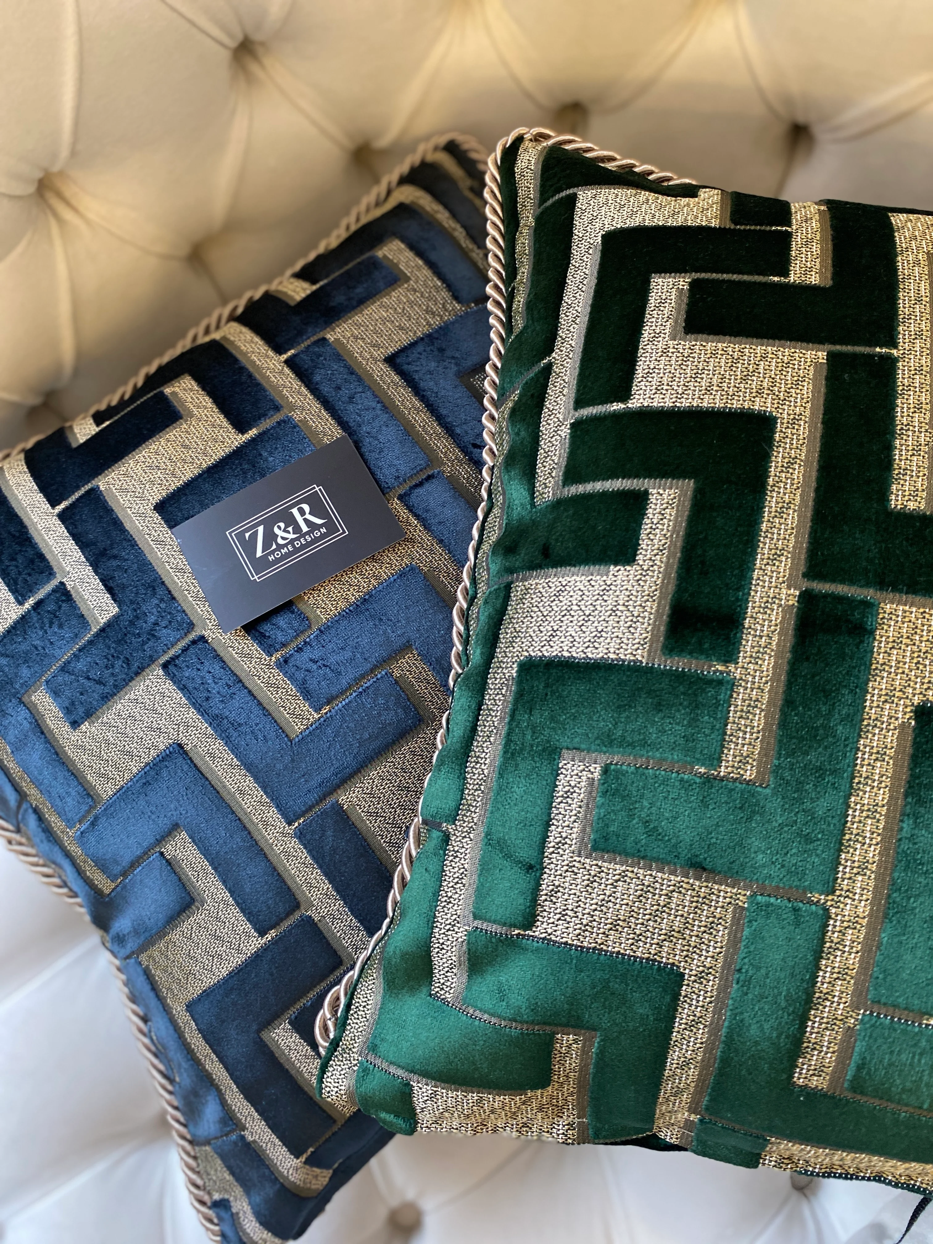 Kadife Kırlent Kılıfı