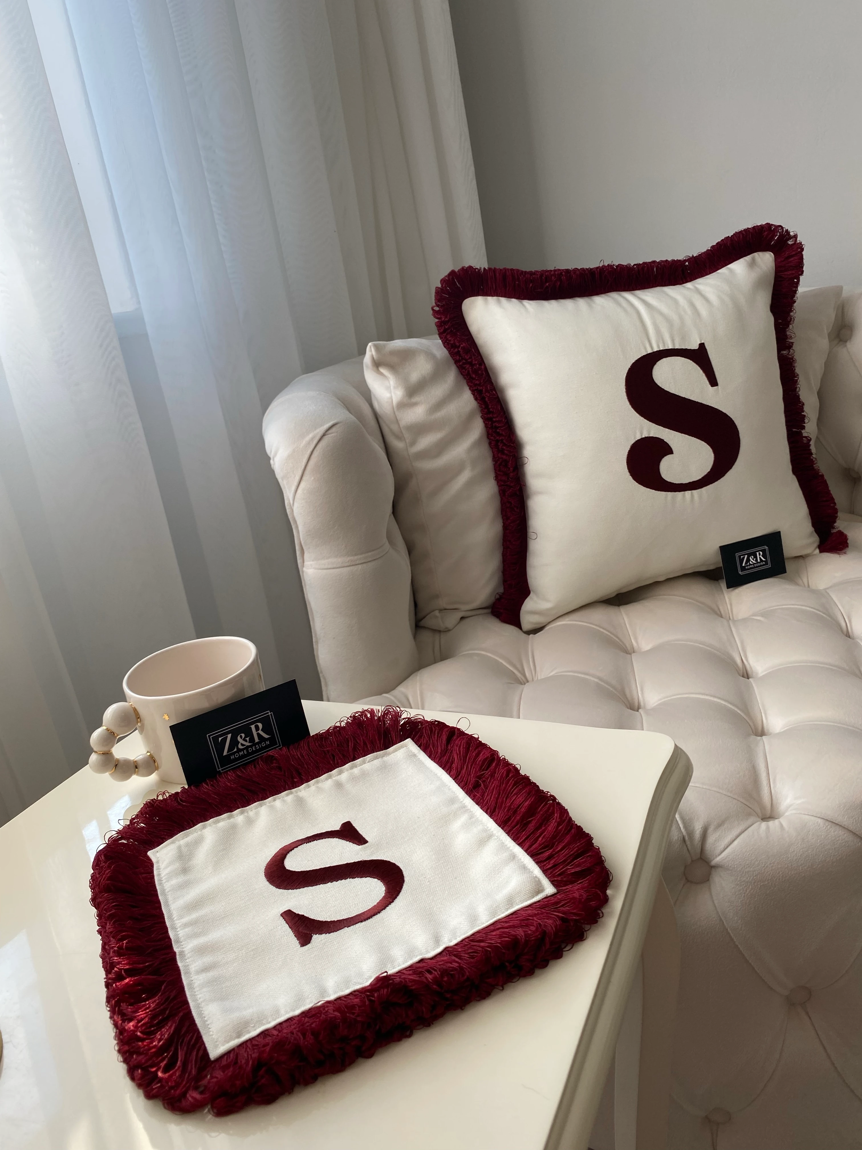 Kişiselleştirilmiş Kırlent Kılıfı ve Peçete