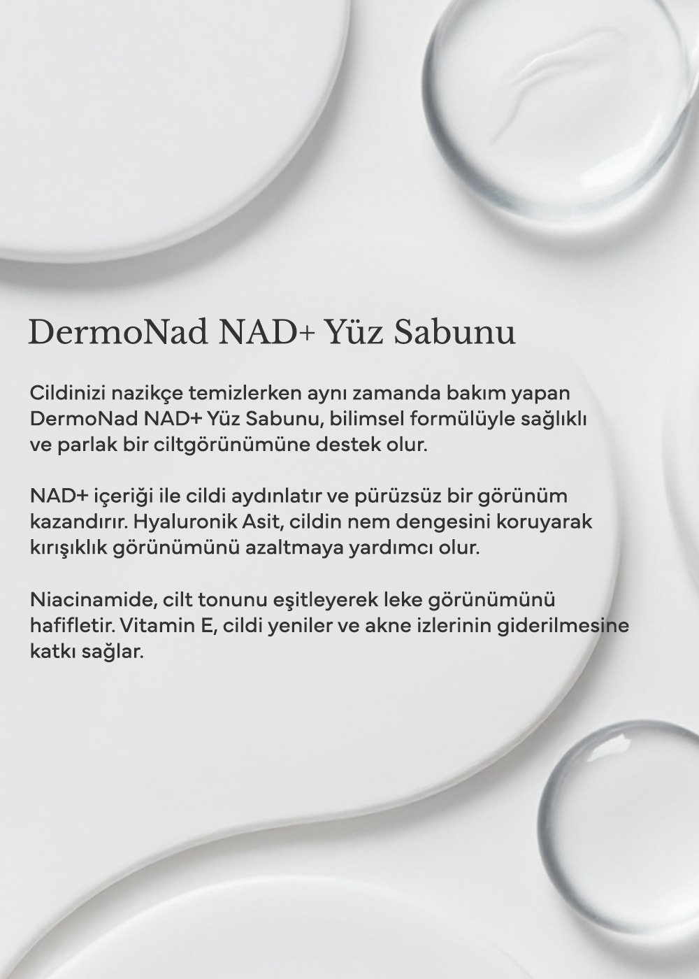 DermoNad NAD+ Yüz Sabunu 100 g