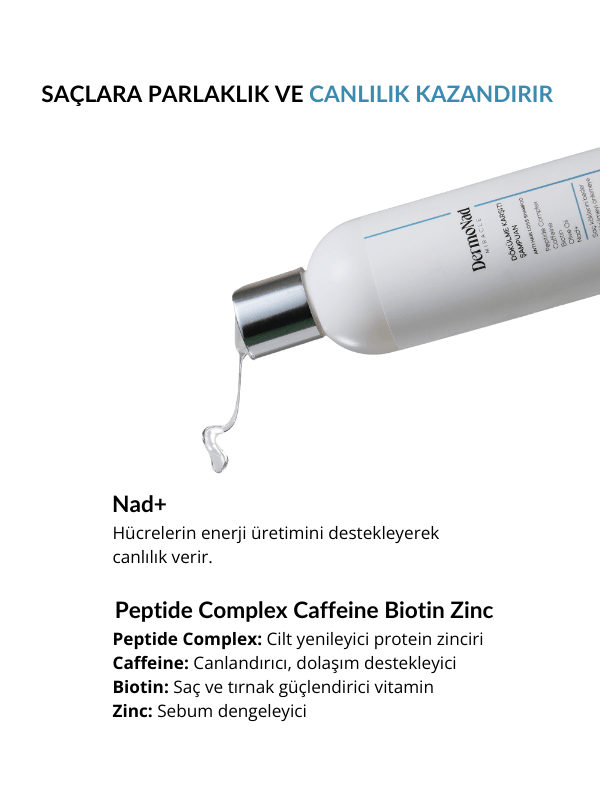 DermoNad Saç Dökülmesine Karşı Şampuan Normal/Kuru (SLS/Paraben Free) 300 ML
