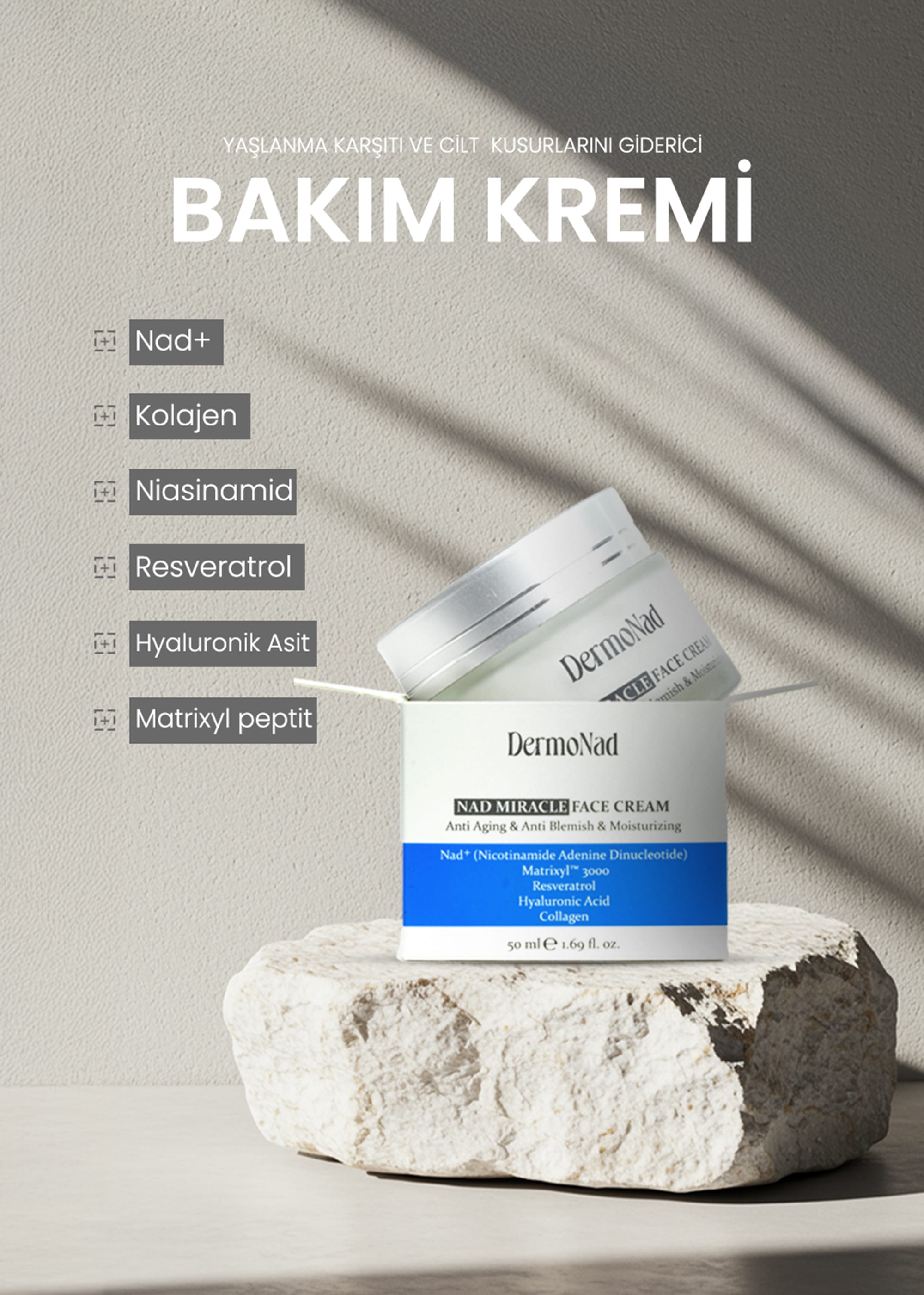 DermoNad Yüz Kremi 30 ML