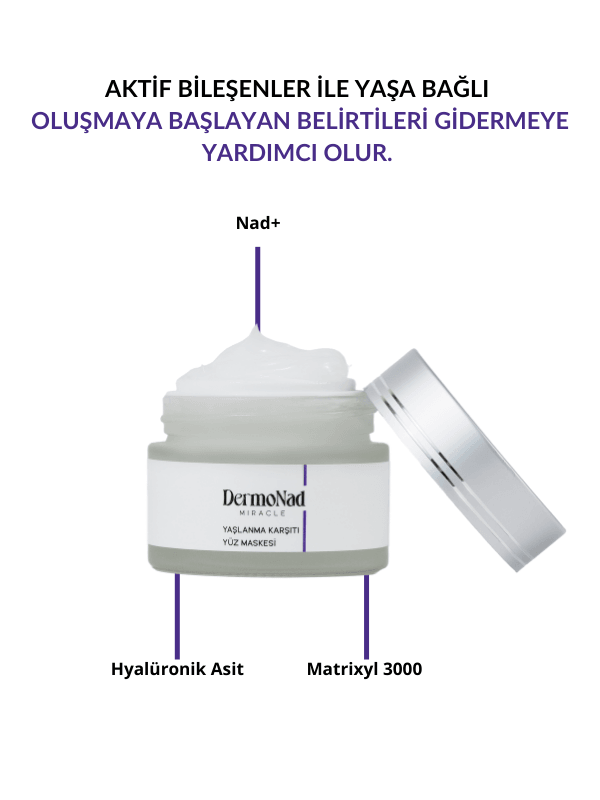 DermoNad Yaşlanma Karşıtı Yüz Maskesi 50 ML 
