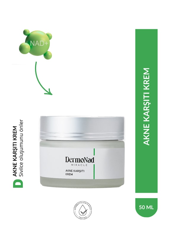 DermoNad Akne Karşıtı Nemlendirici Krem 50 ML