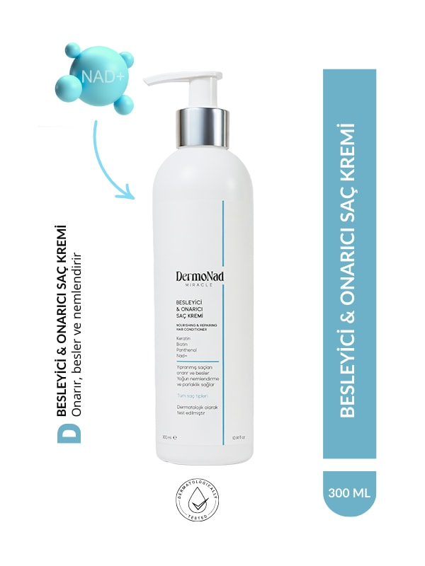 DermoNad Saç Dökülmesine Karşı Şampuan Normal/Kuru (SLS/Paraben Free) 300 ML