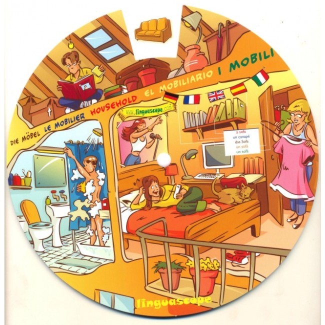 In the House (Vocabulary Wheel)