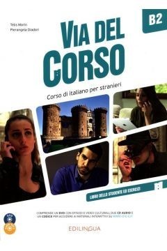 Via del Corso B2 Libro dello studente ed esercizi +2CD+DVD
