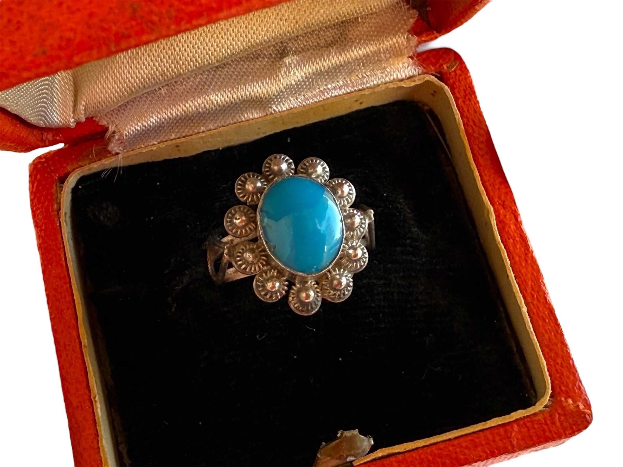 Blue Flower Gümüş Yüzük