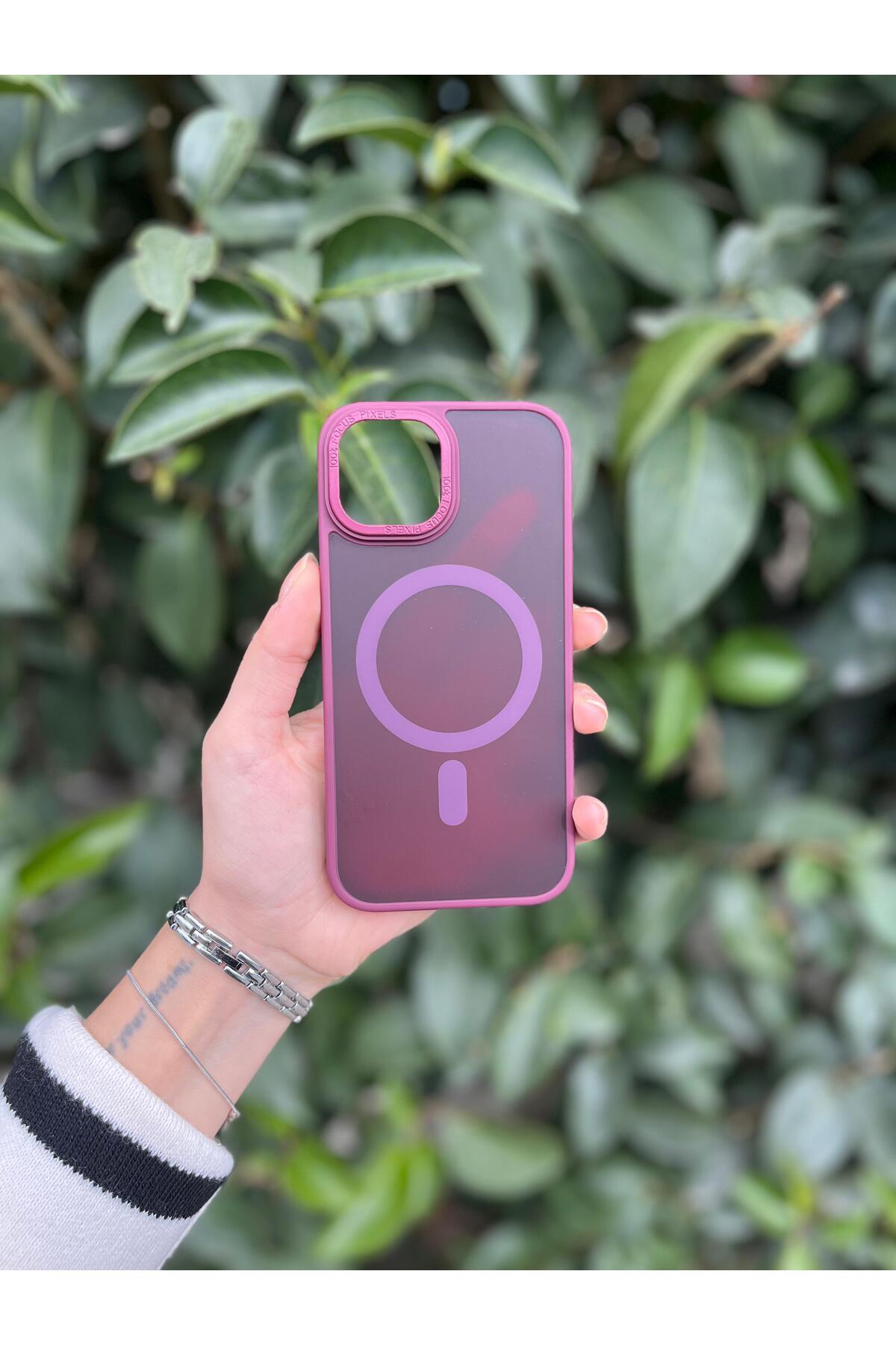 IPHONE 13 PRO MAX UYUMLU MAGSAFE ÖZELLİKLİ RENKLİ KILIF